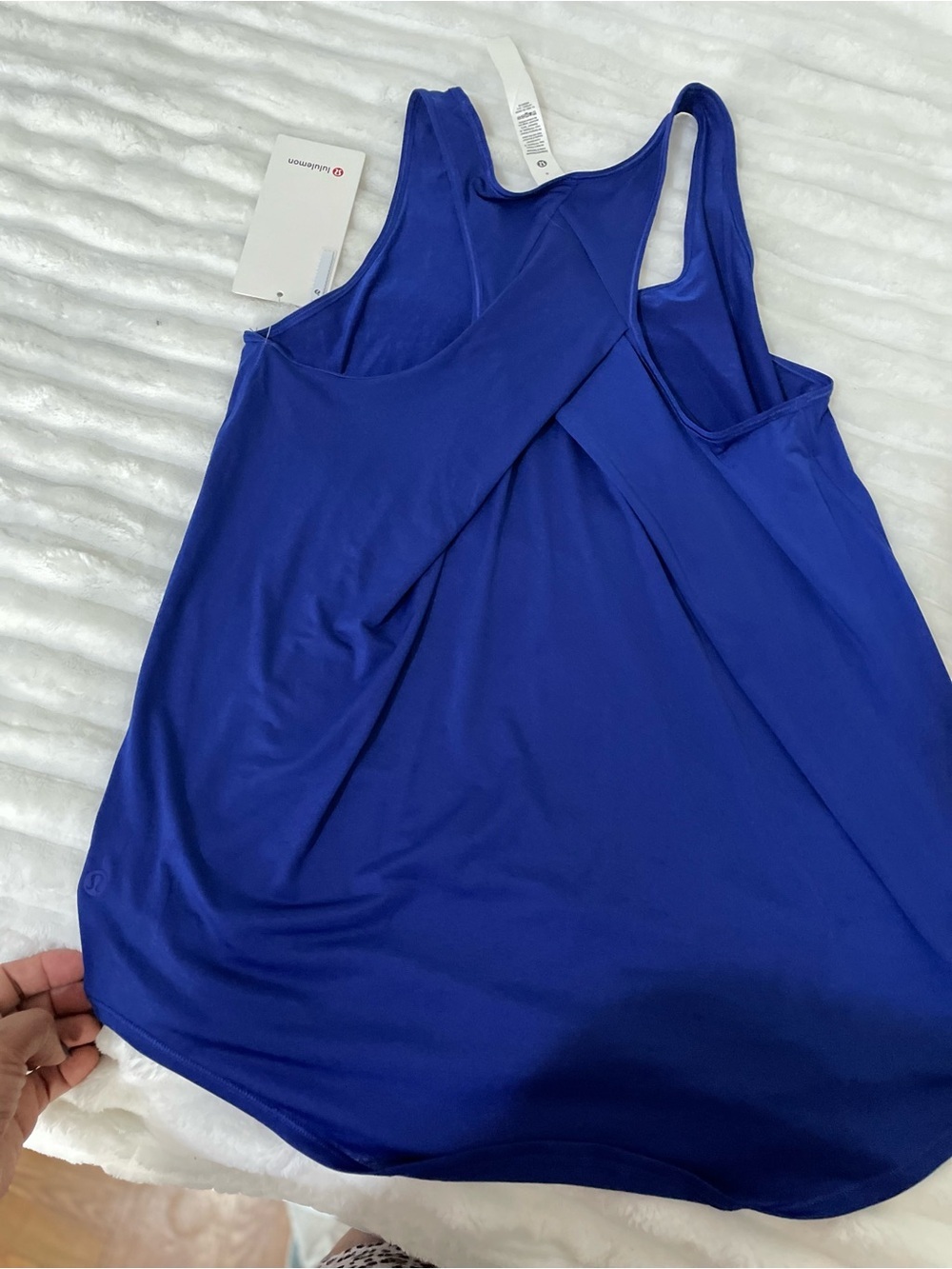 lululemon athletica Cobalt Blue Racerback Tank